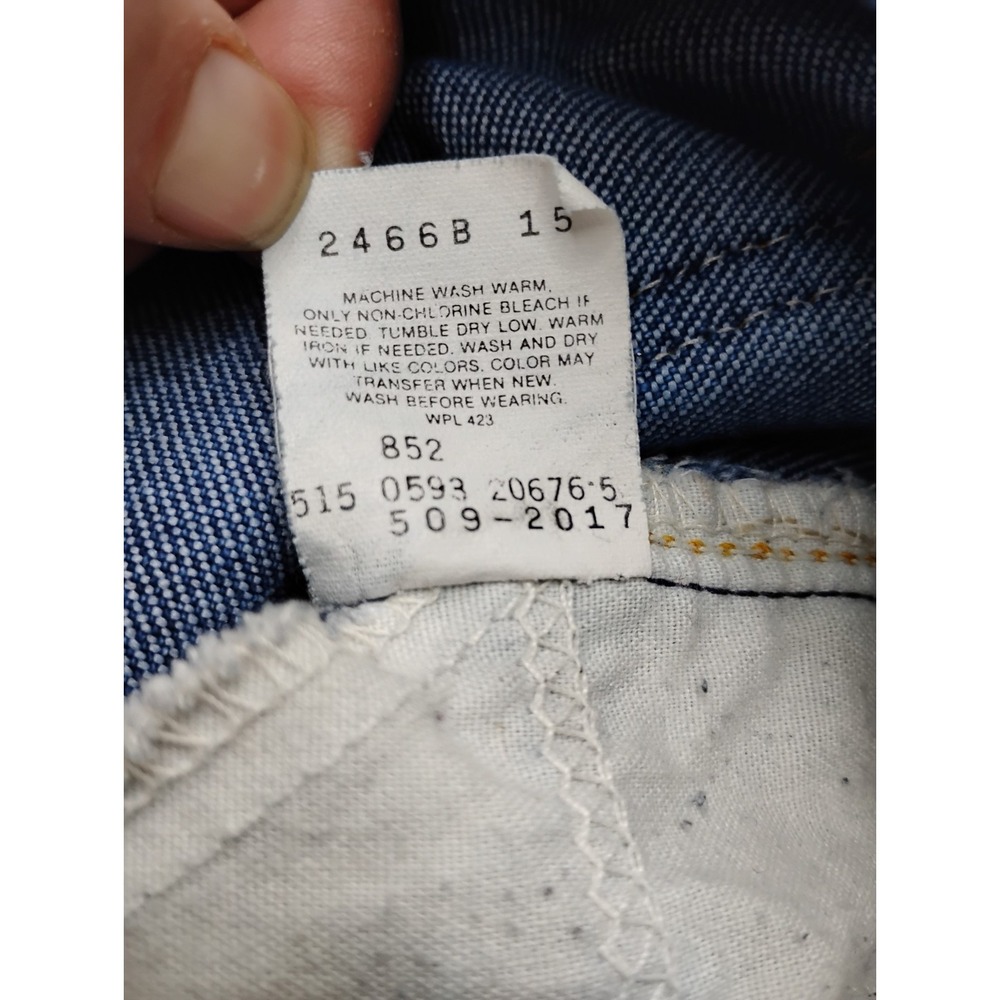 Levis 509 Straight Leg Regular Fit Vintage Made in USA 40x30 (fits 38x27.5) - Picture 5 of 13